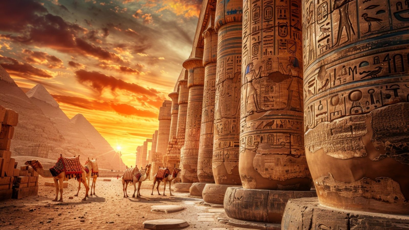 egyptian wall with hieroglyphs (1)